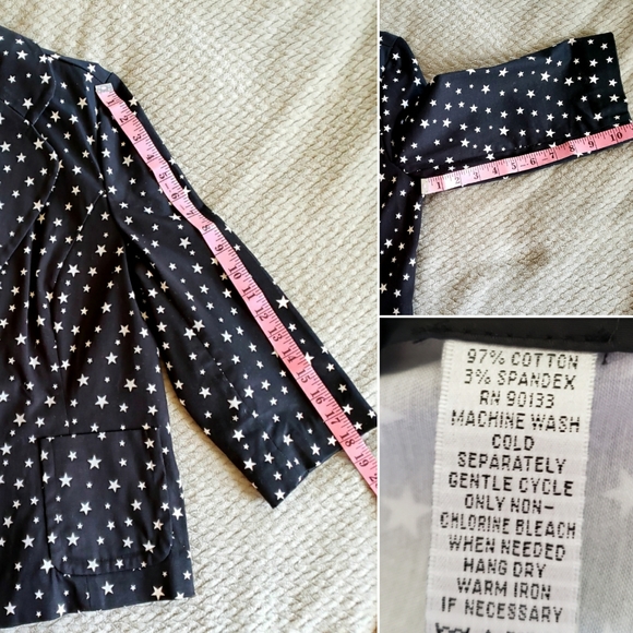 Vintage Star Semi Cropped Blazer Y2K Joan Rivers - Picture 15 of 15